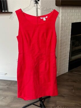 Sleeveless Pink Sheath Dress